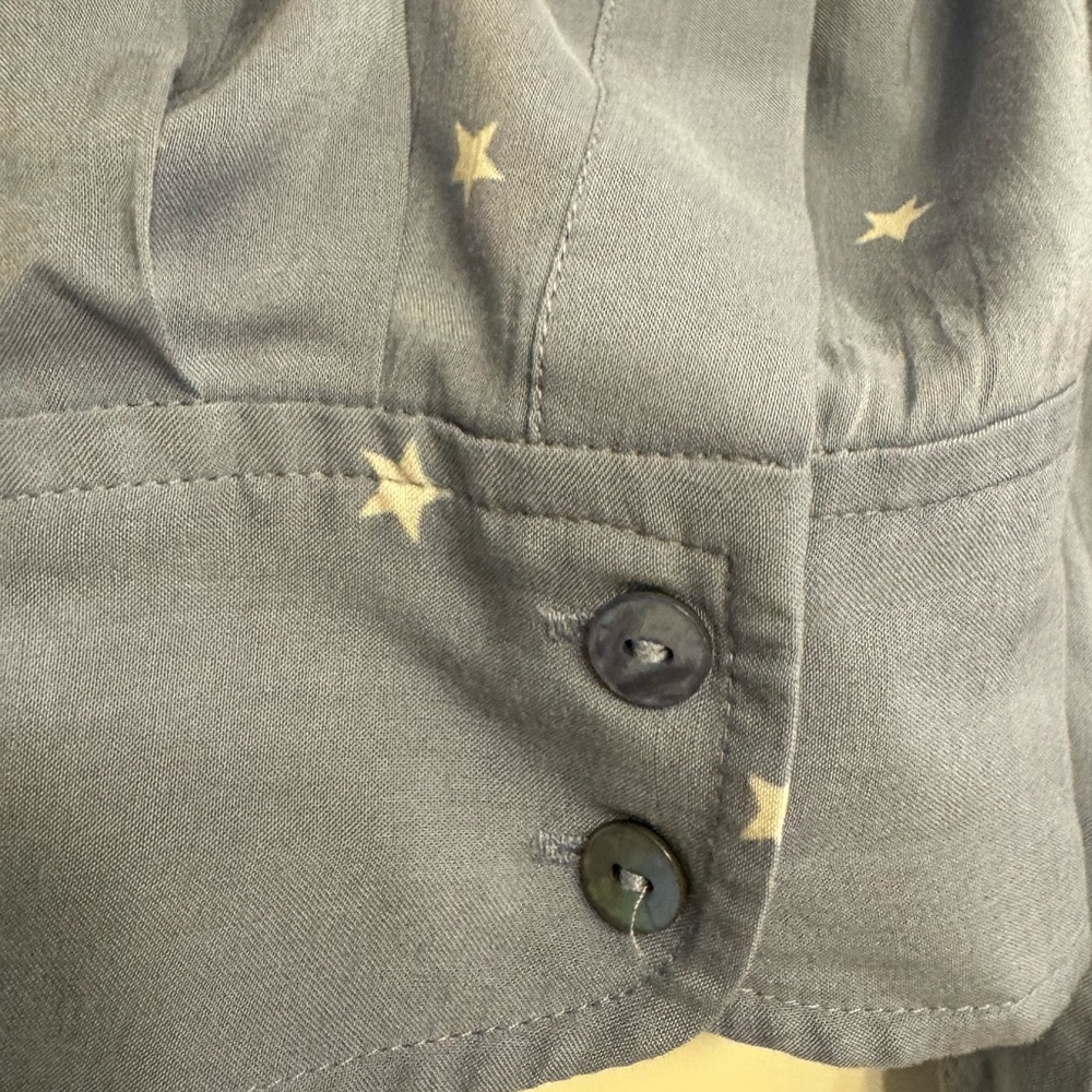 L’agence Ryan Star-Printed Button Down Size M - image 7